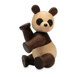 Spring Copenhagen Pixi Panda decoration maple 9 cm, Brown Clearance