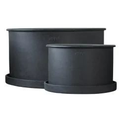 DBKD Plant bowl flower pot 2-pack, Black Best