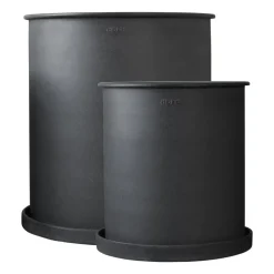 DBKD Plant pot flower pot large 2-pack, Black Clearance