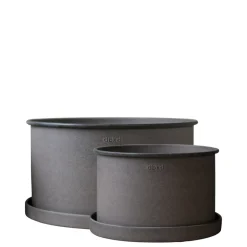 DBKD Plant pot with Saucer 2-pack, Brown Sale
