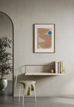 Paper Collective Planta 01 poster , 50x70 cm BeigeBlueBrown