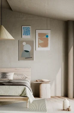 Paper Collective Planta 01 poster , 50x70 cm BeigeBlueBrown
