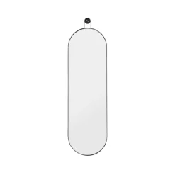Ferm Living Poise oval mirror, Black Discount