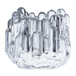Kosta Boda Polar candle holder 86 mm, Clear Transparent Hot