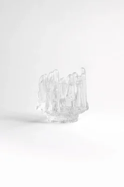 Kosta Boda Polar candle holder 112 mm, Clear Transparent Online