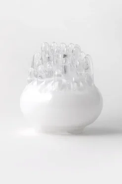 Kosta Boda Polar candle holder 330 mm, White