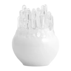 Kosta Boda Polar candle holder 190 mm, White Best