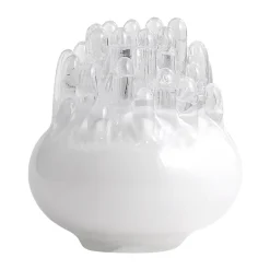 Kosta Boda Polar candle holder 200 mm, White