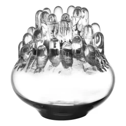 Kosta Boda Polar candle stick medium 20 cm, Clear Transparent