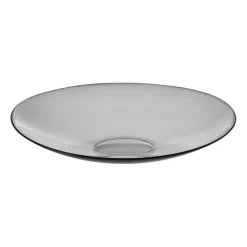 Orrefors Pond saucer 21.2 cm, grey GreyTransparent New