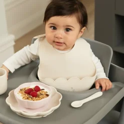 Jack o Juno Poppy bib, Cream Beige Hot