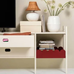 TÔNN furniture Portal side unit 67 cm, Off- White Best