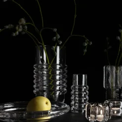 Tom Dixon Press Stem vase, clear Transparent Outlet
