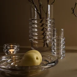 Tom Dixon Press Stem vase, clear Transparent Outlet