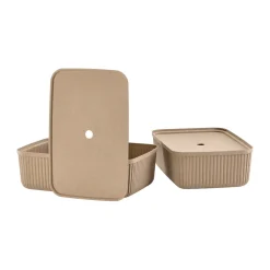 Zone Denmark Pulp storage box 32x48 cm 2-pack, Natural Brown