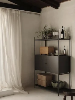 Ferm Living Punctual cabinet 41,6x91,5 cm, Anthracite Black Online