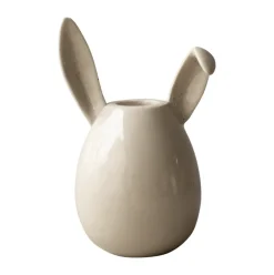 DBKD Rabbit candlestick 13 cm, Vanilla White New