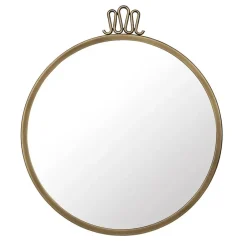 GUBI Randaccio Circulaire mirror, Ø 42 cm Silver-coloured Sale
