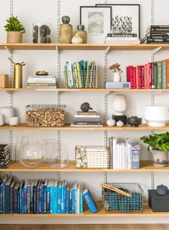 KORBO Rectangular 19 storage basket, Acid-resistant steel Silver-coloured Clearance
