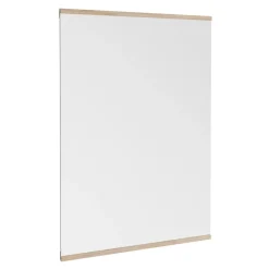 MOEBE Rectangular wall mirror 70x100 cm, Oak Brown Clearance