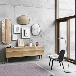 Muuto Reflect side table large, Oak Brown Outlet