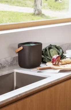 Eva Solo Reflect waste bin 6 L, -brown Black Best