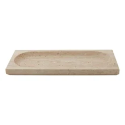 AYTM Regina saucer travertine, 16x40 cm Beige Discount