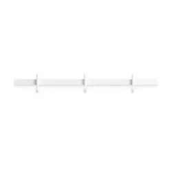 Relief hook rack small 41 cm, White Discount