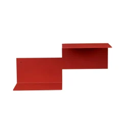 Warm Nordic Repeat shelf, Rusty , right Red