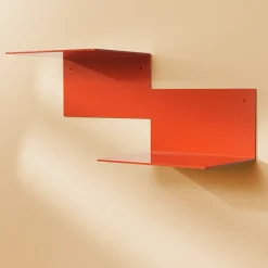 Warm Nordic Repeat shelf, Rusty , right Red