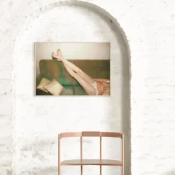 Paper Collective Resting feet 01 poster, 70x50 cm White Hot
