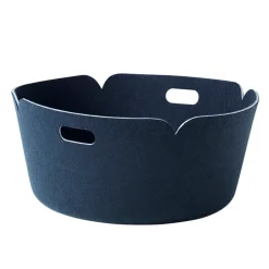Muuto Restore storage basket round, Midnight Blue Sale
