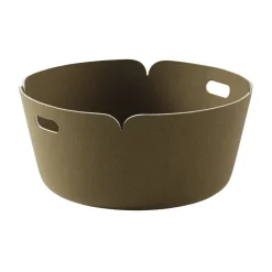 Muuto Restore storage basket round, Brown Green GreenBrown Sale