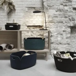 Muuto Restore tray, melange Black Best