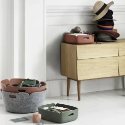 Muuto Restore tray, Dusty Green Hot