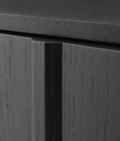 Normann Copenhagen Rib sideboard low, Soft Black Online