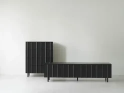 Normann Copenhagen Rib sideboard low, Soft Black Online