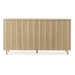 Normann Copenhagen Rib sideboard 45x159 cm, Oak Brown Best