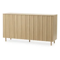 Normann Copenhagen Rib sideboard 45x159 cm, Oak Brown Best