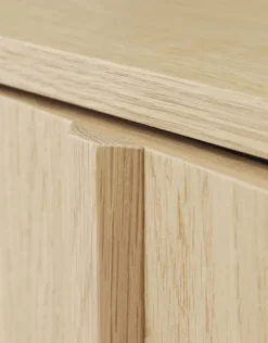 Normann Copenhagen Rib sideboard 45x159 cm, Oak Brown Best