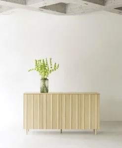 Normann Copenhagen Rib sideboard 45x159 cm, Oak Brown Best