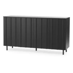 Normann Copenhagen Rib sideboard 45x159 cm, Soft Black New
