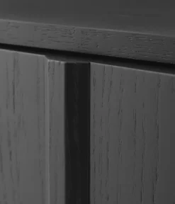 Normann Copenhagen Rib sideboard 45x159 cm, Soft Black New