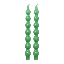 RICE candles 30.2 cm 2-pack, Green Clearance