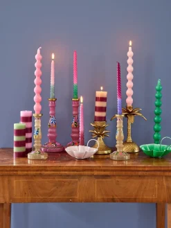 RICE candles 30.2 cm 2-pack, Green Clearance