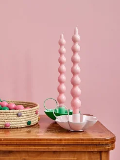 RICE candles 30.2 cm 2-pack, Soft Pink Discount