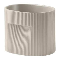 Muuto Ridge flower pot 15 cm, Beige New