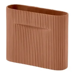 Muuto Ridge vase 16.5 cm, Terracotta BrownOrange