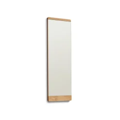 Form & Refine Rim wall mirror 35x110 cm, Oak Brown Outlet