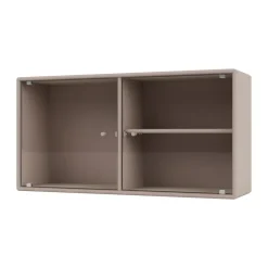 Montana Ripple I display cabinet 69.6x35.4x20 cm, Mushroom Beige Sale
